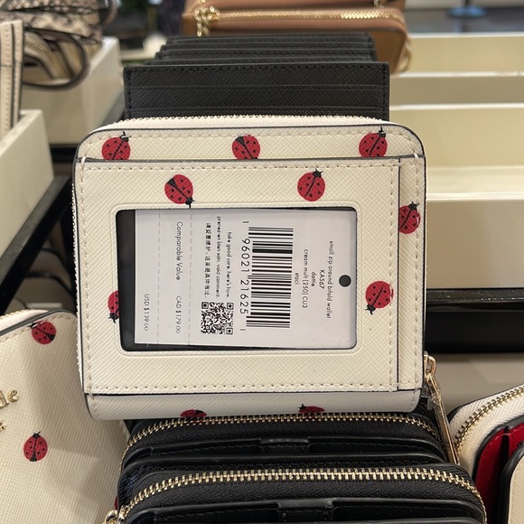 Kate Spade Staci Small Ladybug Zip Around Wallet
COLOR:
Cream Multi - Picture 5 of 16